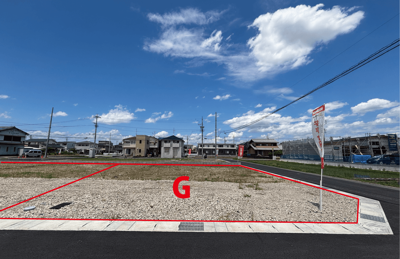 【ダイマルタウン】岐阜市　東鶉16　Ｇ区画/