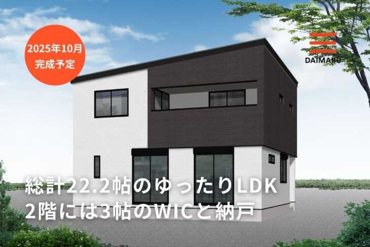 総計22.2帖のゆったりとしたリビング
