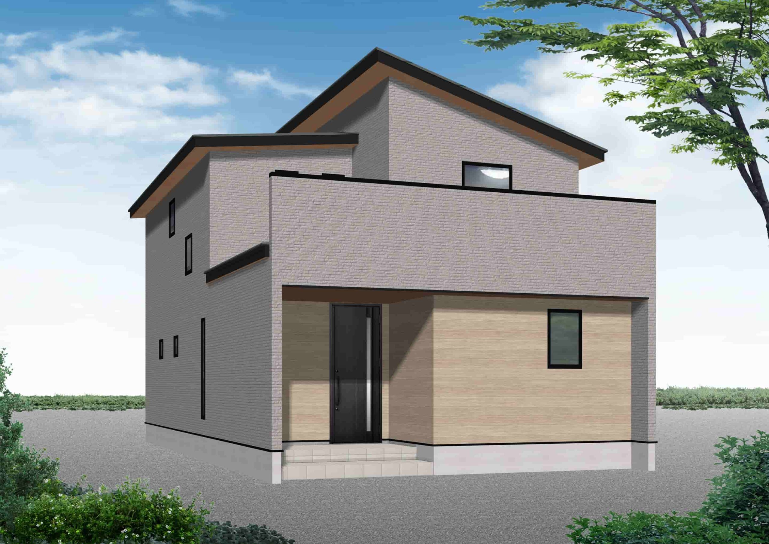 全居室南向きの家