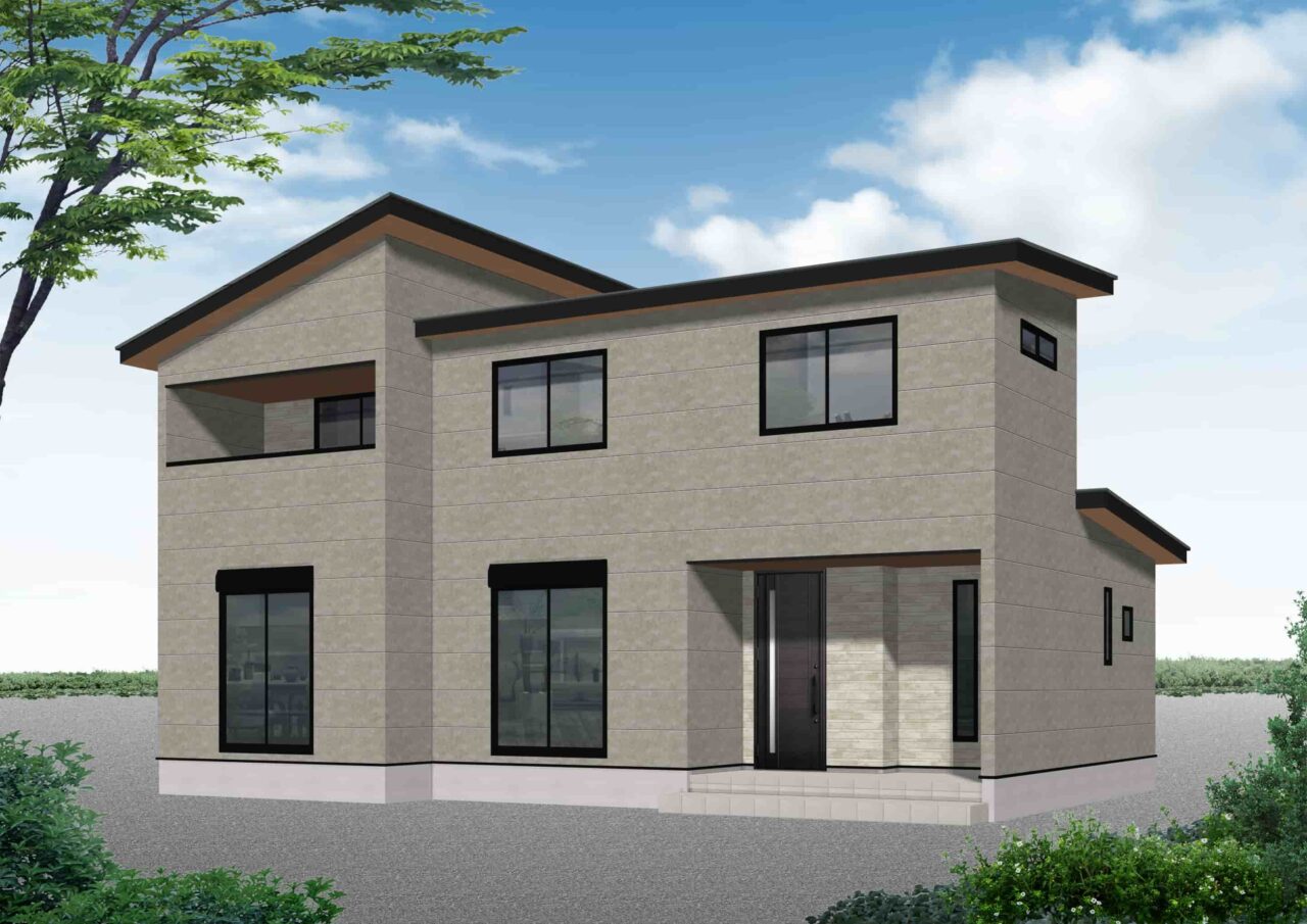 全居室南向きの家