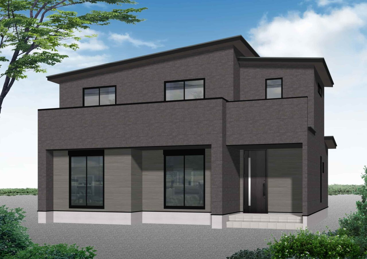 全居室南向きの家