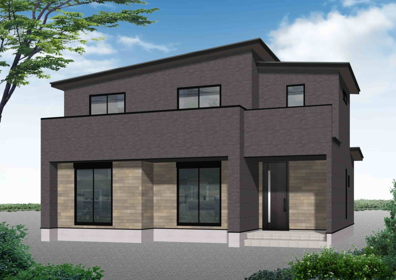 全居室南向きの家