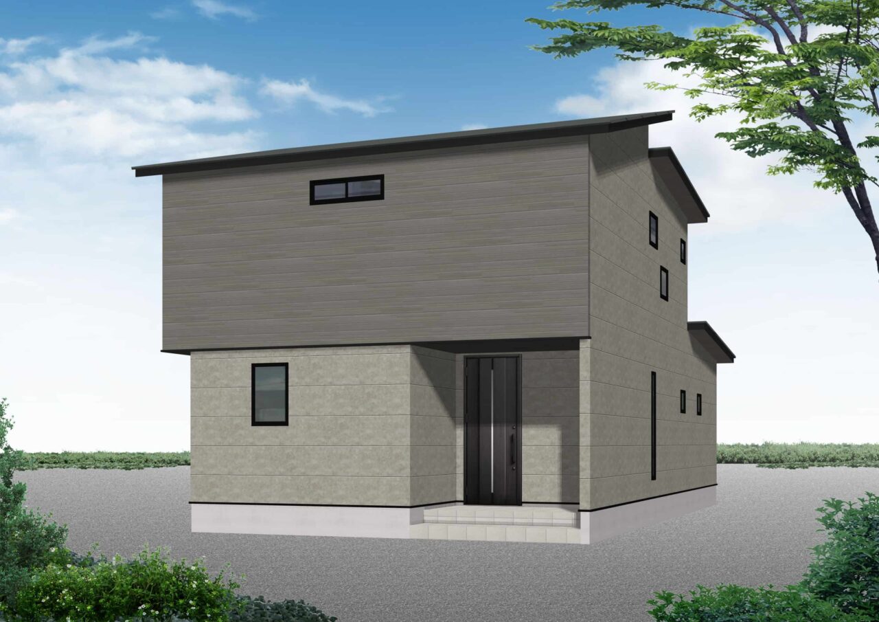 全居室南向きの家