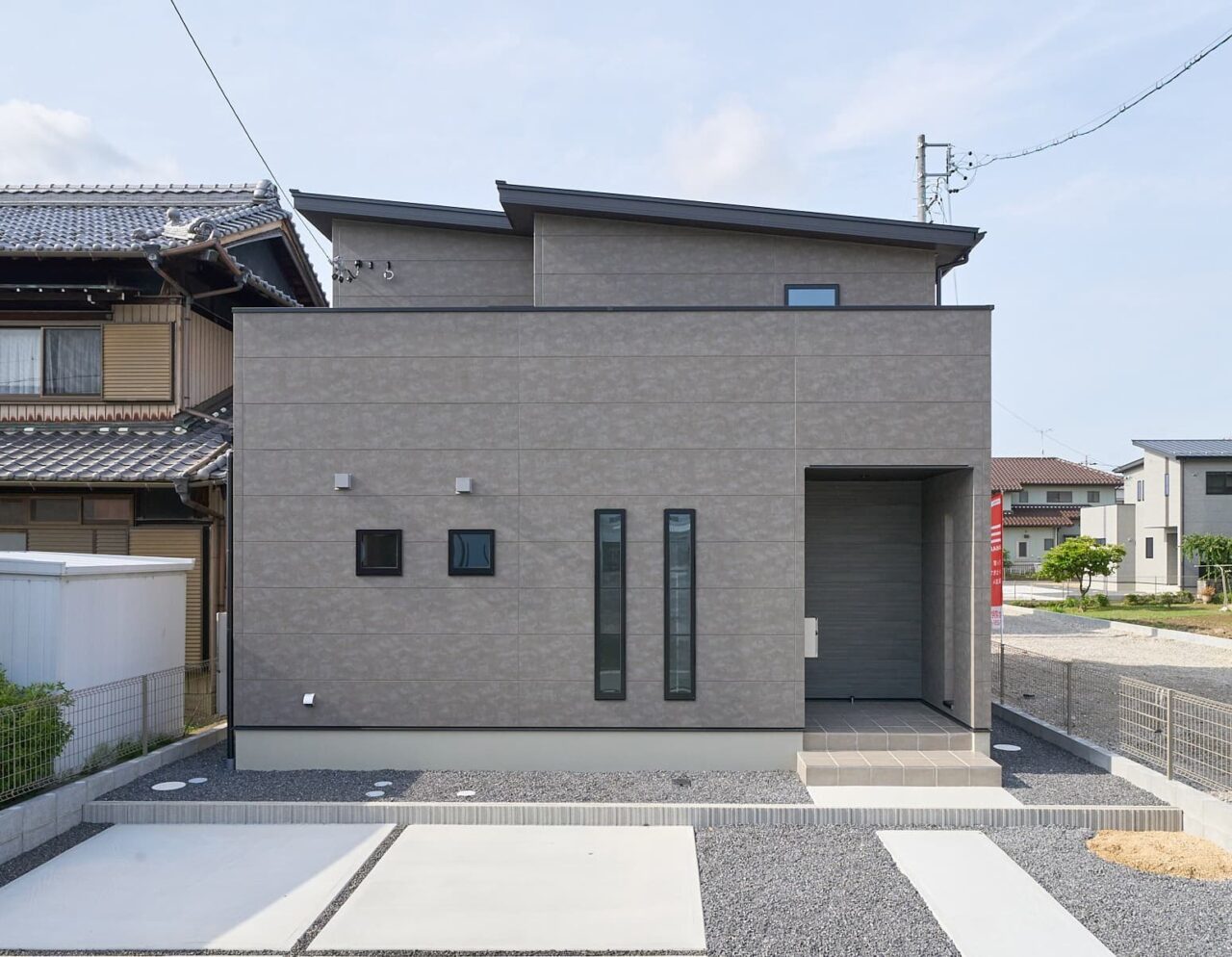 玄関からそのまま案内できる和室