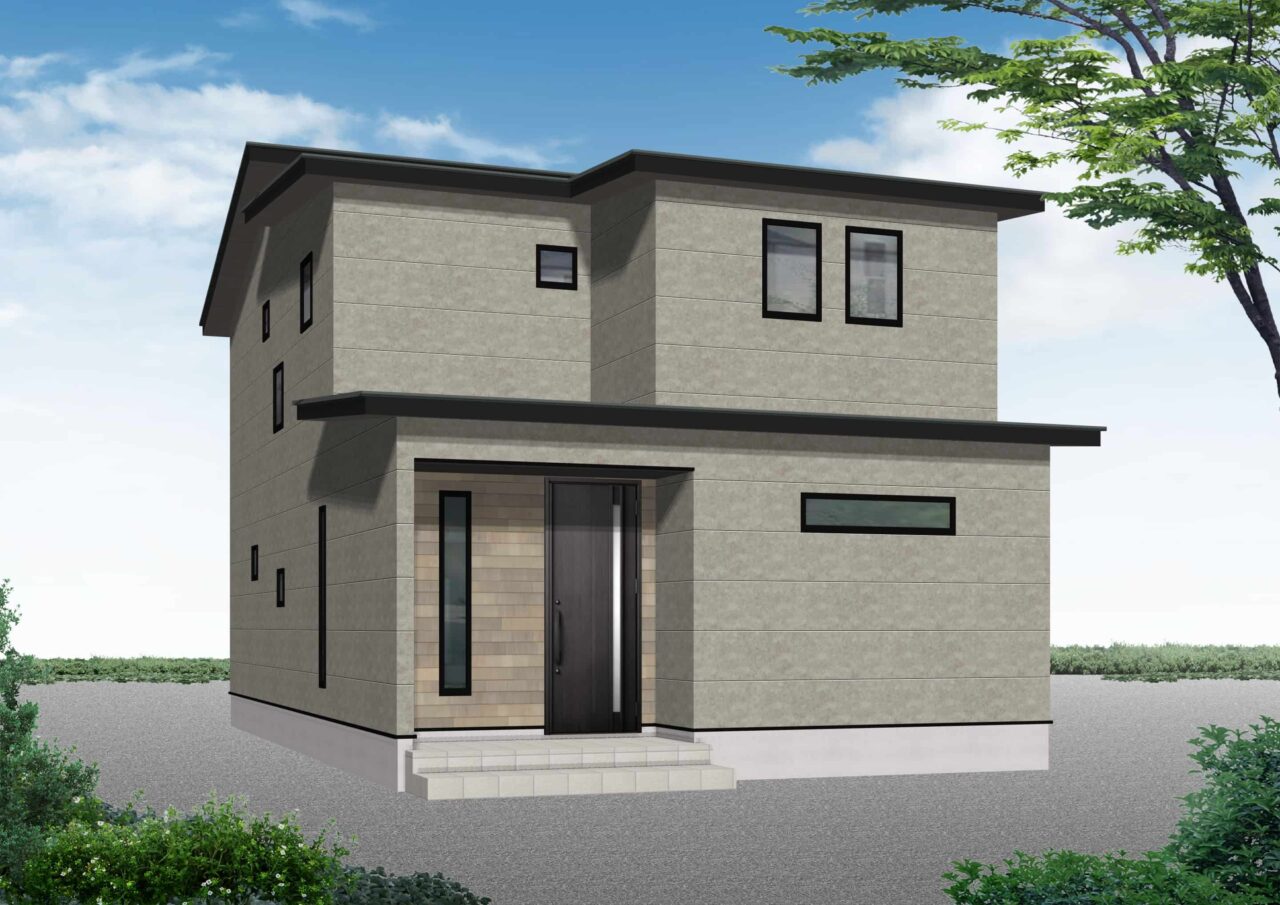 2階に2帖の納戸付き