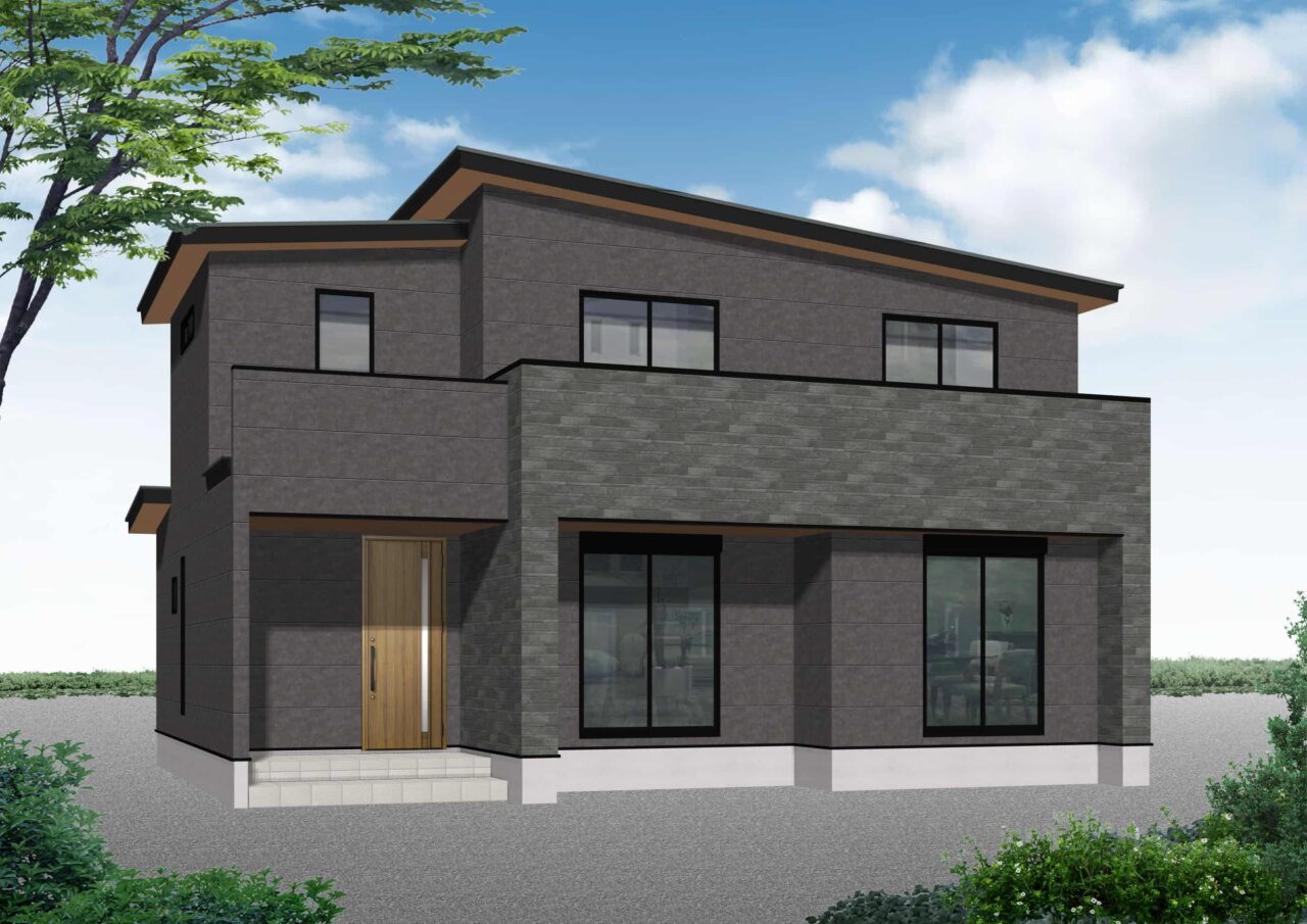 全居室南向きの家