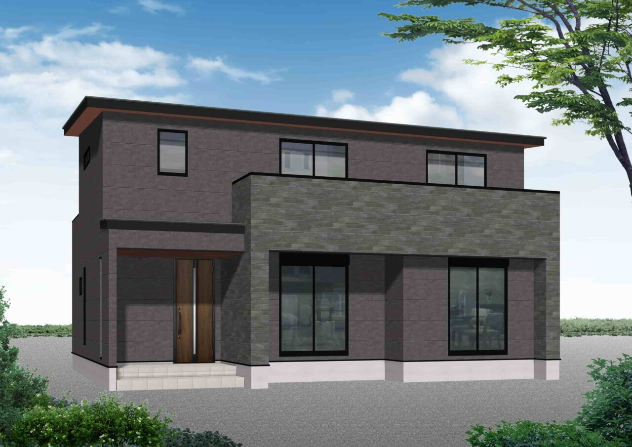 全居室南向きの家