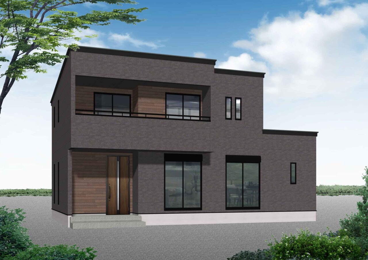 全居室南向きの家