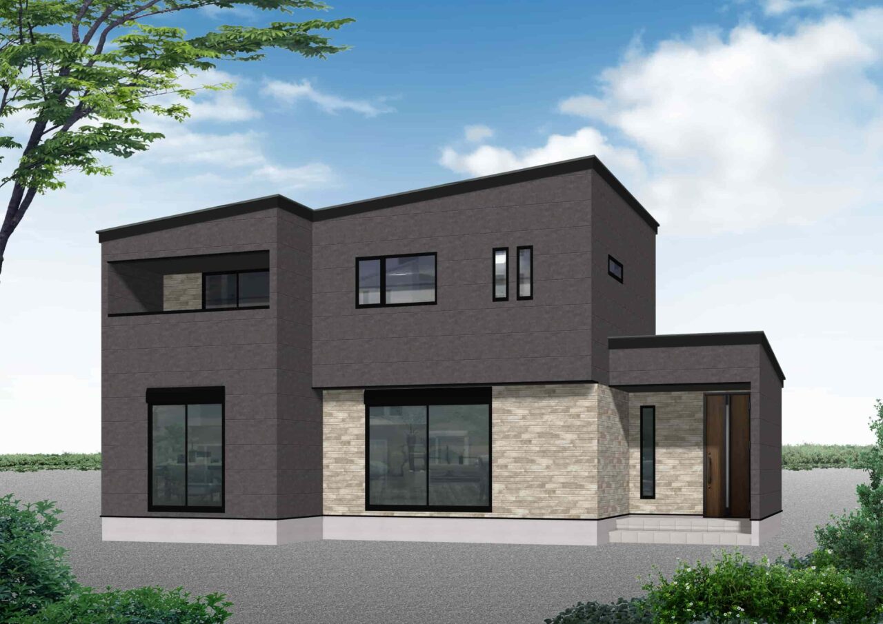 全居室南向きの家