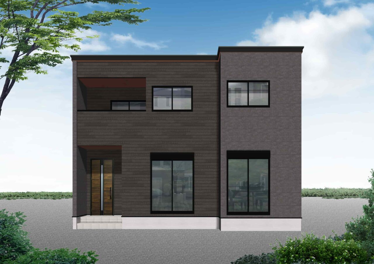 全居室南向きの家