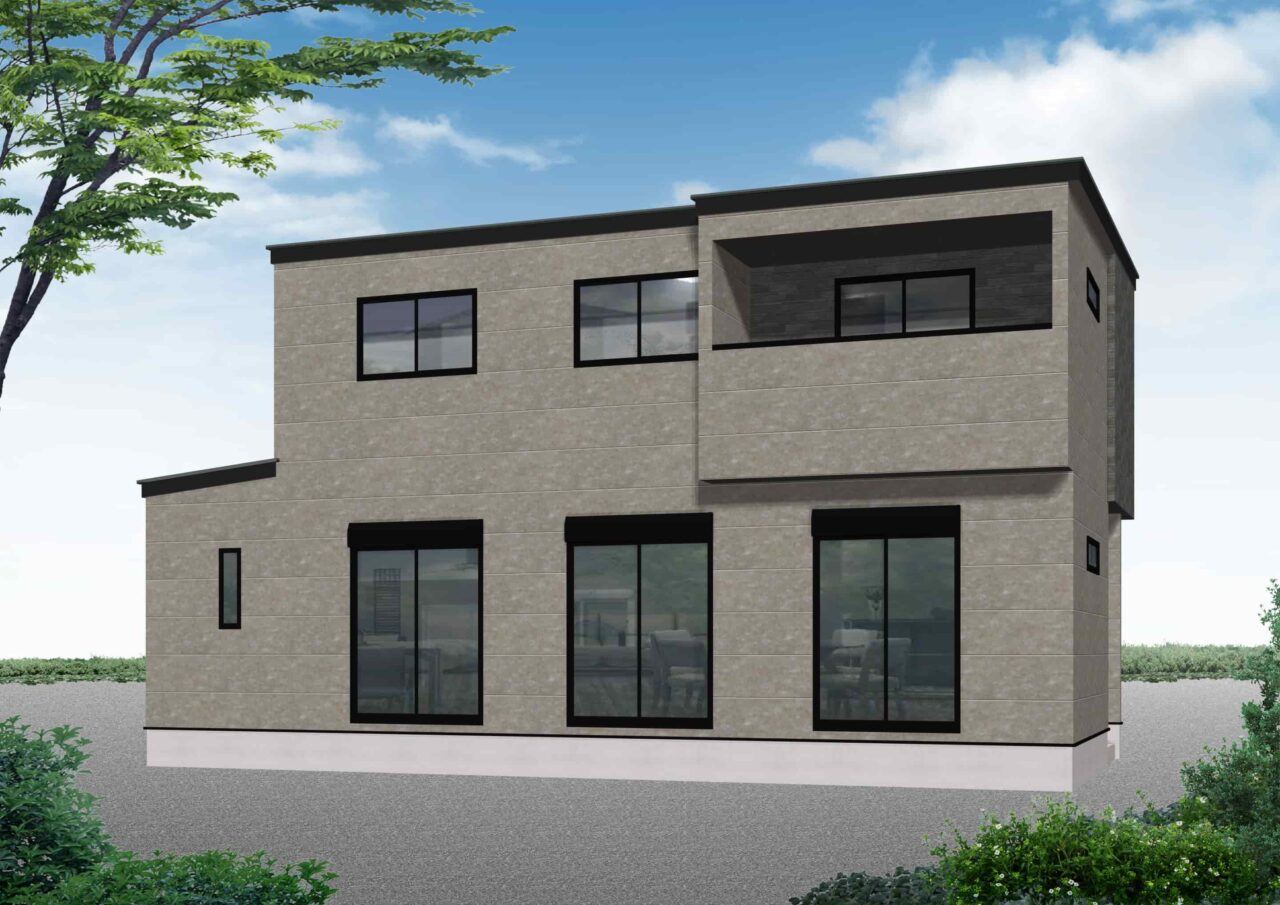 全居室南向きの家