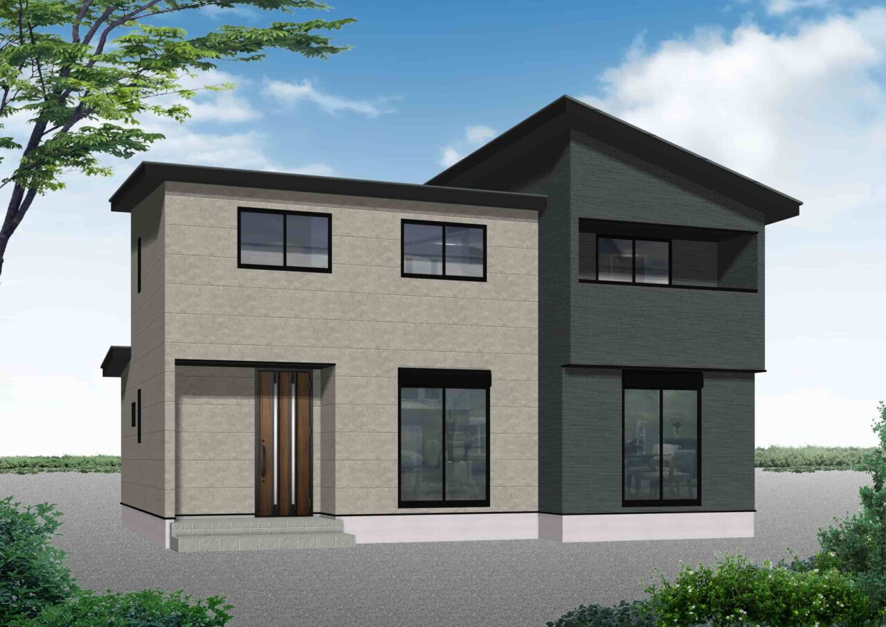 全居室南向きの家