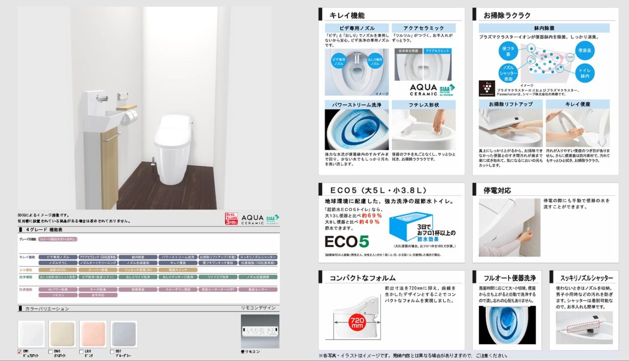 トイレ仕様/